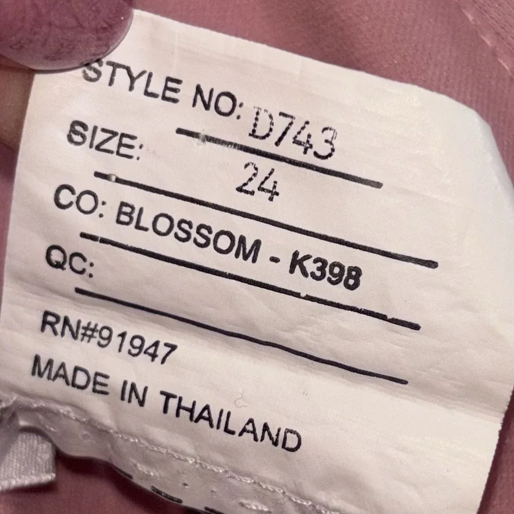 Alfred Sung Chiffon Bridesmaid Maxi Dress Off Shoulder Pink Size 24 D743 - Picture 9 of 10